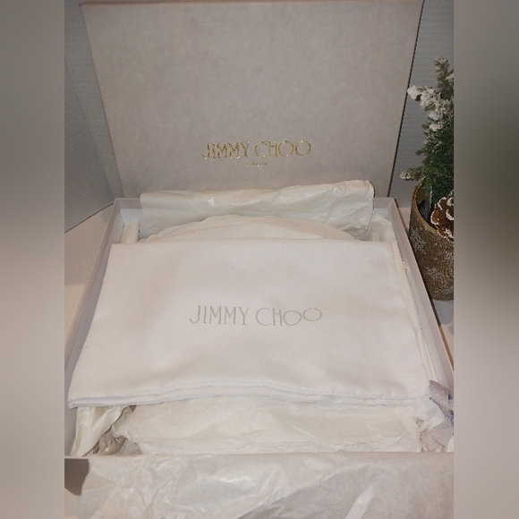 NWT Jimmy Choo - Mirabelle Casual Suede Edge Floral Sandals - Picture 12 of 13